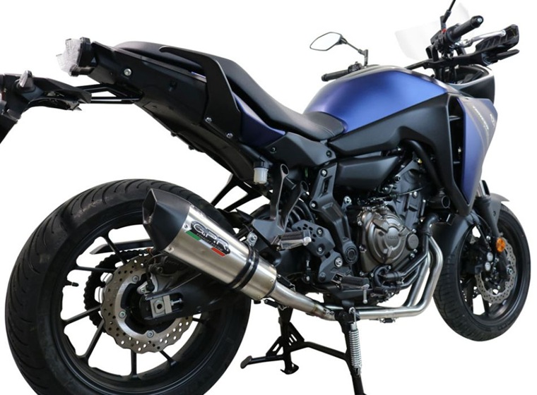 Výfuk kompletní GPR NEW GRAND PRIX EVO TITANIUM E5.Y.227.CAT.GPAN.TO Broušený titan pro YAMAHA MT-07 Tracer / Tracer 700 2020-2021 - Obrázek 8
