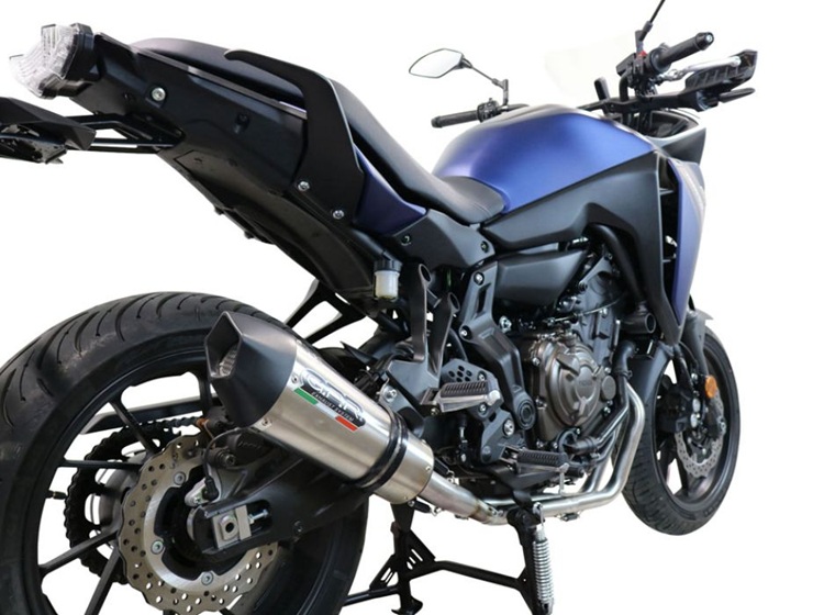 Výfuk kompletní GPR NEW GRAND PRIX EVO TITANIUM E5.Y.227.CAT.GPAN.TO Broušený titan pro YAMAHA MT-07 Tracer / Tracer 700 2020-2021 - Obrázek 9
