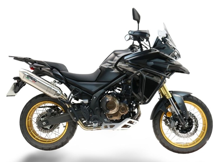 Koncovka výfuku Slip-on GPR FURORE-X ACCIAIO INOX VO.8.FUXIO Broušená nerezová ocel pro VOGE DSX 625 2024-2025 - Obrázek 2