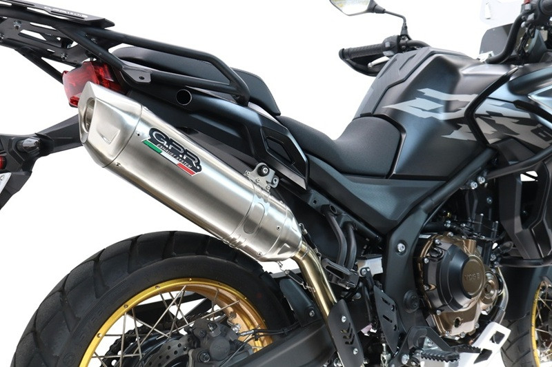 Koncovka výfuku Slip-on GPR FURORE-X ACCIAIO INOX VO.8.FUXIO Broušená nerezová ocel pro VOGE DSX 625 2024-2025