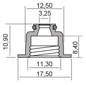 Gufero RMS 100669200 ventilový stonek