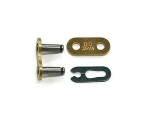 Závlačková spojka řetězu D.I.D Chain 428NZ SDH FJ Zlatá/Černá