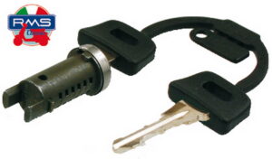 Cylindrický zámek - sada RMS 121790090 pro PIAGGIO/VESPA PK 125 1982-1993, PIAGGIO/VESPA PX 125 1981-2008