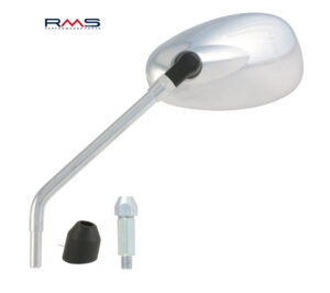 Zpětné zrcátko RMS 122760770 levý chrom pro PIAGGIO/VESPA Beverly 125 2010-2011, PIAGGIO/VESPA Beverly 300 2010-2011