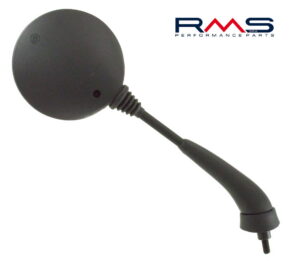 Zpětné zrcátko RMS 122770070 pravý černý pro PIAGGIO/VESPA Liberty 50 2T 1997-2005, PIAGGIO/VESPA Liberty 125 (<2002) 2001-2002