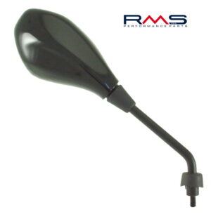 Zpětné zrcátko RMS 122771120 pravý černý pro PIAGGIO/VESPA X10 125 2012-2015, PIAGGIO/VESPA X10 350 2012-2015