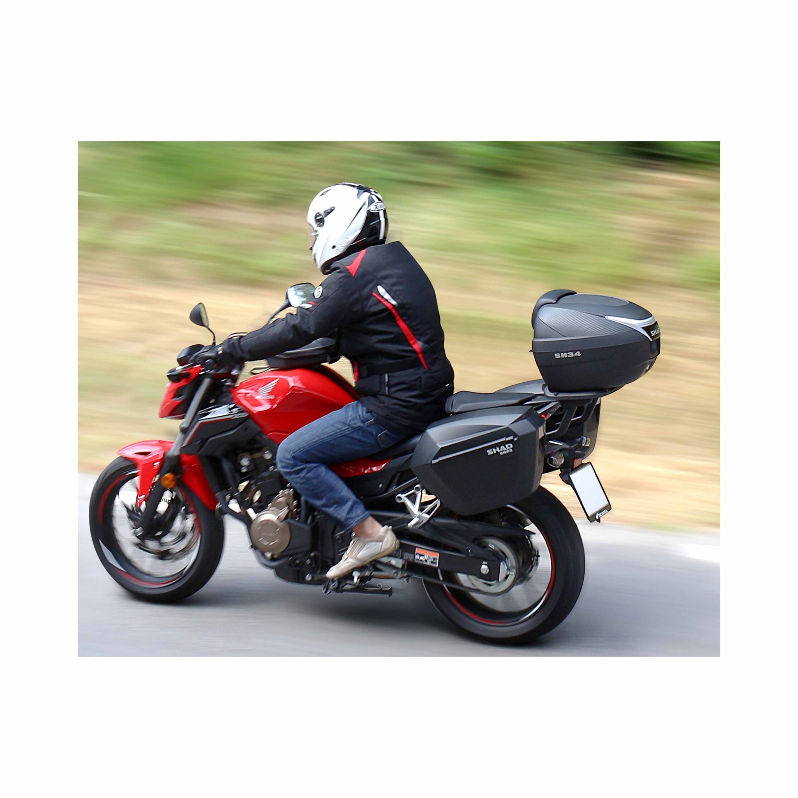 Boční kufry na motorku SHAD SH23 D0B23200W vzhled hliníku - Obrázek 5