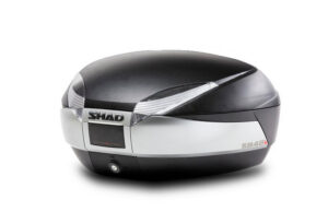 Vrchní kufr na motorku SHAD SH48 D0B48400 nový titan se zámkem PREMIUM SMART