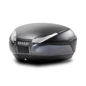 Vrchní kufr na motorku SHAD SH48 D0B48300 Tmavě šedo/černá se zámkem PREMIUM SMART