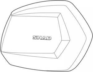 Hliníkové víko SHAD D1B35TRR pro SH35 pravý