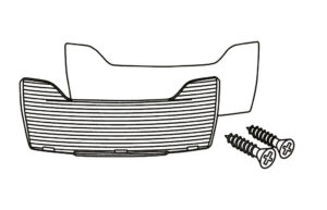 Reflexní prvky SHAD D1B401CAR pro SH40 bílá