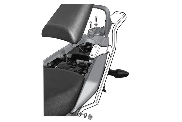 Montážní sada Top Master SHAD H0CB19ST pro HONDA CBF 125 2008-2016