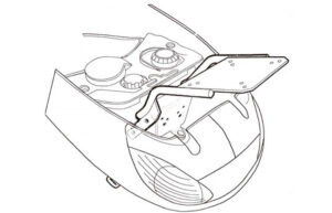 Montážní sada Top Master SHAD P0V59T pro PEUGEOT Vivacity 50 1999-2007