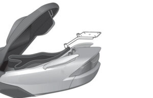 Montážní sada Top Master SHAD S0BR12ST pro SUZUKI UH 125 Burgman 2002-2006, SUZUKI UH 150 Burgman 2002-2006