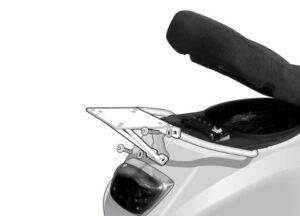 Montážní sada Top Master SHAD V0LX55ST pro PIAGGIO/VESPA LX 125 2005-2014, PIAGGIO/VESPA LX 50 2005-2014