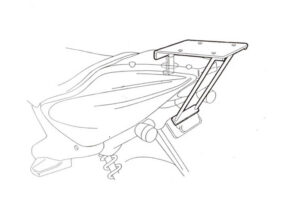 Montážní sada Top Master SHAD Y0A57T pro YAMAHA YQ 50 Aerox 1997-2008, YAMAHA YQ 100 Aerox 1997-2008