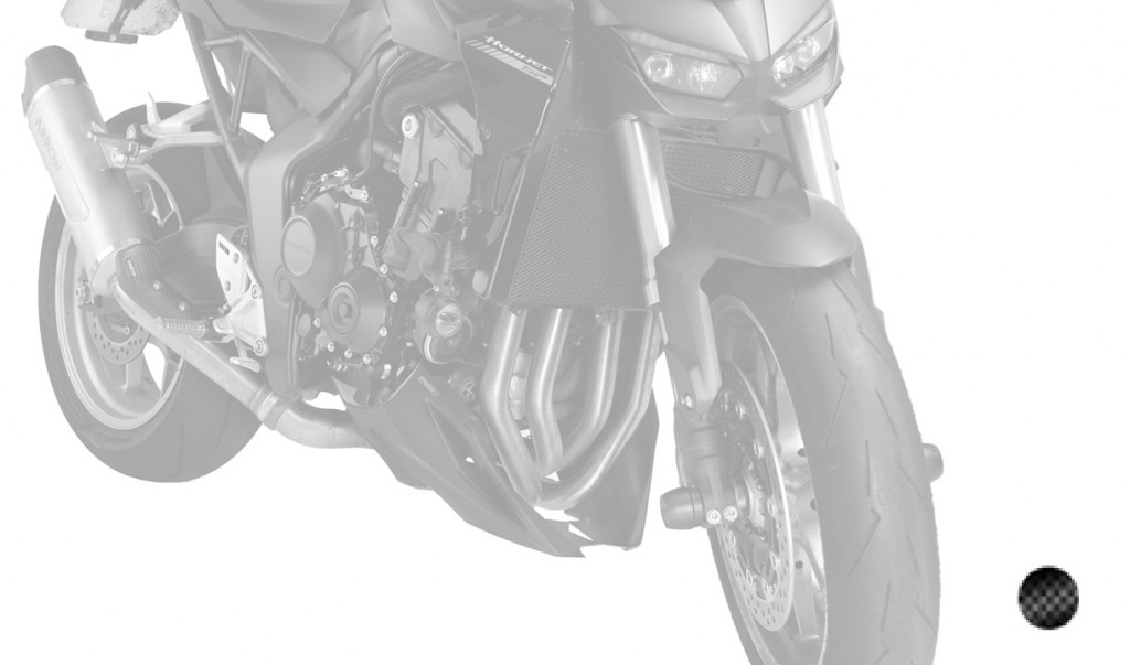 Spoiler motoru PUIG 22385C karbonový vzhled