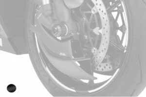 Chladič brzdy PUIG 22405N černý pro SUZUKI GSX-R 1000 2009-2021, SUZUKI GSX-R 1000 R / RZ 2017-2021