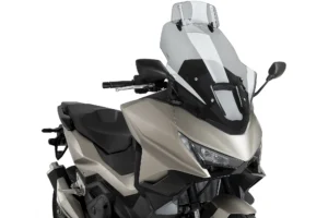 Plexi štít PUIG V-TECH LINE TOURING WITH VISOR 22627H kouřová pro HONDA NSS 750 Forza 2025-2026