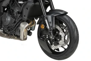 Aero wheel deflector PUIG 22657N černý pro YAMAHA MT-07 700 2025-2026