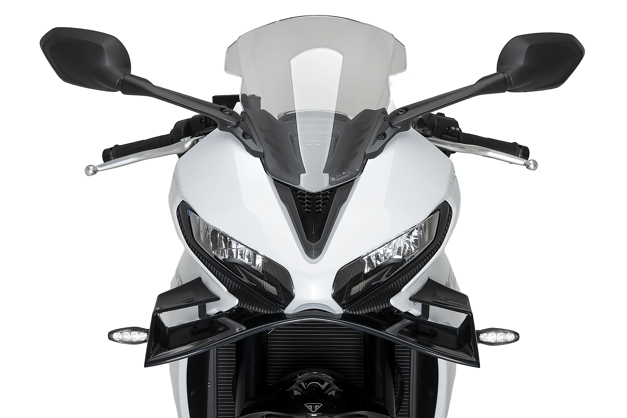 Přední spoilery PUIG GP 22832N černý pro TRIUMPH Daytona 660 2024-2025 - Obrázek 2