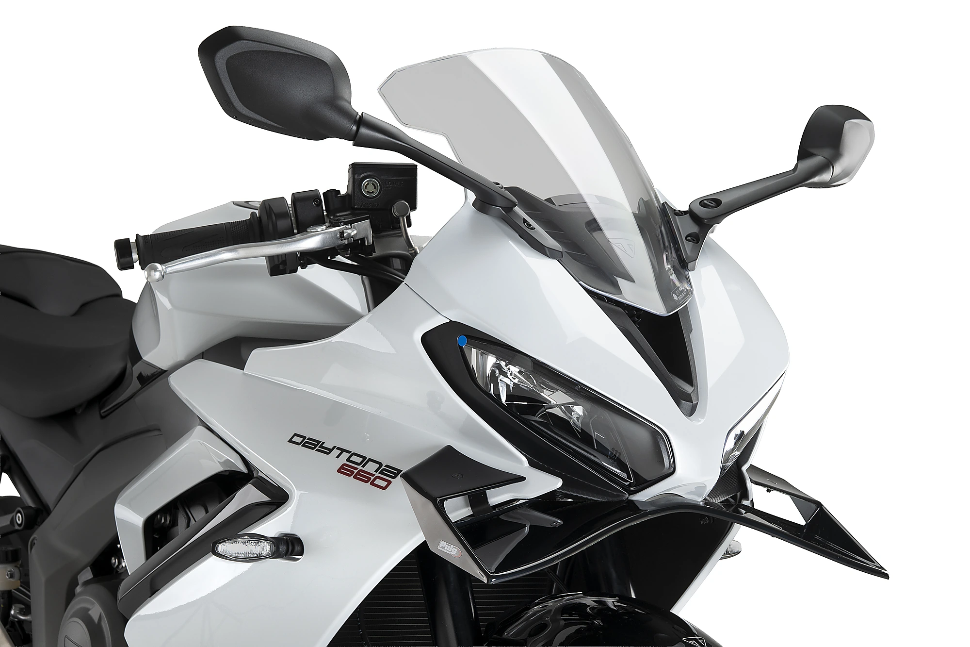 Přední spoilery PUIG GP 22832N černý pro TRIUMPH Daytona 660 2024-2025 - Obrázek 4
