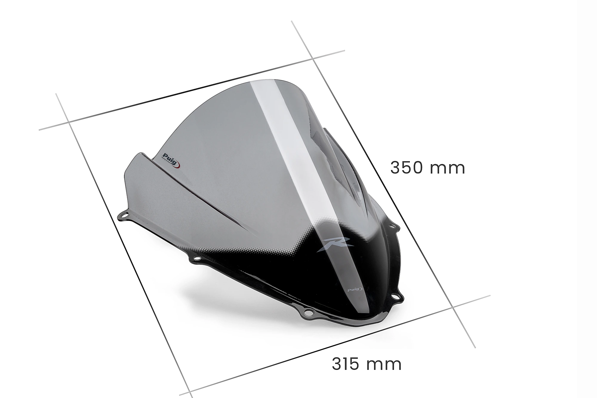 Plexi štít PUIG Z-RACING 23155G žlutá - Obrázek 3