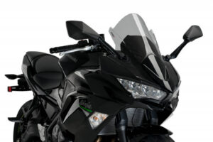 Plexi štít PUIG Z-RACING 3881H kouřová pro KAWASAKI Ninja 650 2020-2026