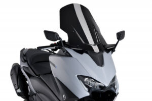 Plexi štít PUIG V-TECH LINE TOURING 9424N černý pro KTM Duke 125 2017-2021, YAMAHA XP 560 T-MAX 2020-2021