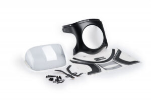 UNI plexi PUIG SEMI-FAIRING 9516W karbonový vzhled průhledný
