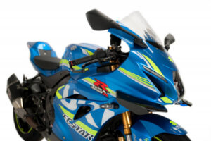 Boční spoilery PUIG SPORT 9738N černý pro SUZUKI GSX-R 1000 2017-2022, SUZUKI GSX-R 1000 R / RZ 2017-2021