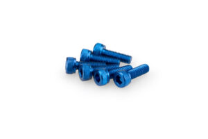 Šrouby PUIG ANODIZED 0146A modrá M5 x 15mm (6ks)