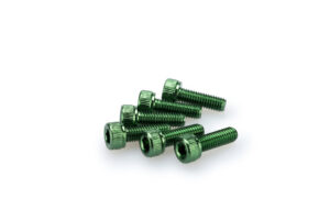 Šrouby PUIG ANODIZED 0146V zelená M5 x 15mm (6ks)