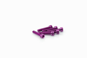 Šrouby PUIG ANODIZED 0185L fialová M5 x 25mm (6ks)