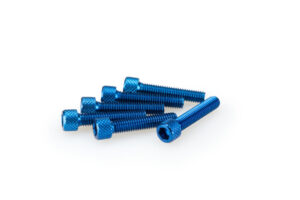 Šrouby PUIG ANODIZED 0258A modrá M6 x 30mm (6ks)