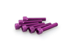 Šrouby PUIG ANODIZED 0258L fialová M6 x 30mm (6ks)