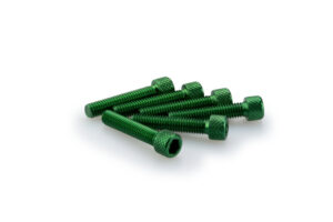 Šrouby PUIG ANODIZED 0258V zelená M6 x 30mm (6ks)