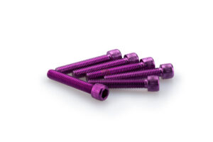 Šrouby PUIG ANODIZED 0346L fialová M6 x 35mm (6ks)