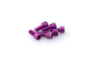 Šrouby PUIG ANODIZED 0363L fialová M6 x 15mm (6ks)