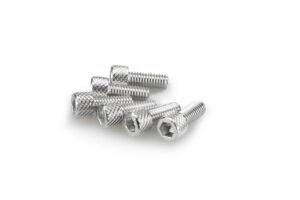 Šrouby PUIG ANODIZED 0363P stříbrná M6 x 15mm (6ks)