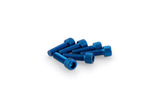 Šrouby PUIG ANODIZED 0364A modrá M6 x 20mm (6ks)