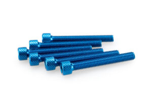 Šrouby PUIG ANODIZED 0370A modrá M6 x 45mm (6ks)