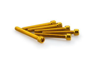 Šrouby PUIG ANODIZED 0370G žlutá M6 x 45mm (6ks)