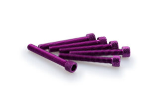 Šrouby PUIG ANODIZED 0370L fialová M6 x 45mm (6ks)