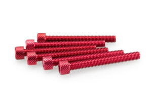 Šrouby PUIG ANODIZED 0421R červená M6 x 50mm (6ks)