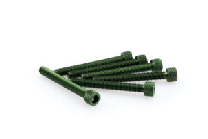 Šrouby PUIG ANODIZED 0421V zelená M6 x 50mm (6ks)