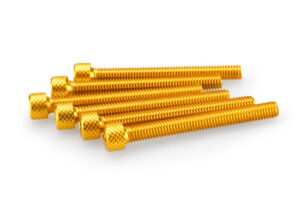Šrouby PUIG ANODIZED 0446G žlutá M6 x 55mm (6ks)