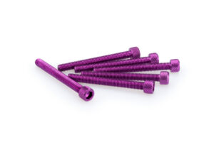 Šrouby PUIG ANODIZED 0446L fialová M6 x 55mm (6ks)