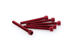 Šrouby PUIG ANODIZED 0446R červená M6 x 55mm (6ks)