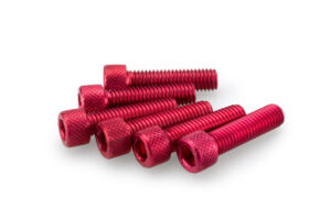 Šrouby PUIG ANODIZED 0473R červená M8 x 30mm (6ks)